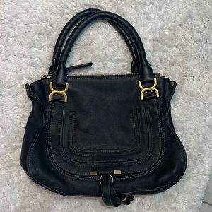 Used AUTHENTIC CHLOE Darcie Bag in black